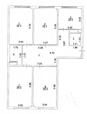 Купить квартиру г Москва, ул Саларьевская, д 14 к 2 35700000 рублей