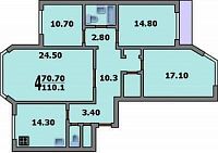 Купить квартиру г Москва, ул Мытная, д 44 58000000 рублей