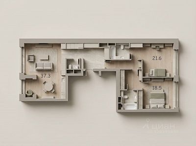 Купить квартиру г Москва, ул Усачёва, д 15А 295000000 рублей