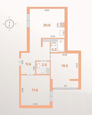 Купить квартиру Санкт-Петербург, Дизельный проезд, 11к2 15500000 рублей