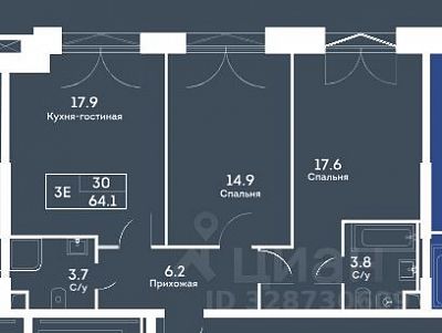 Купить квартиру г Москва, ул Архитектора Власова, д 71 к 1 30990000 рублей