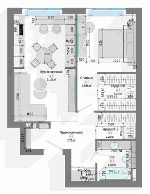 Купить квартиру г Москва, пр-кт Андропова, д 9/1 к 1 36800000 рублей
