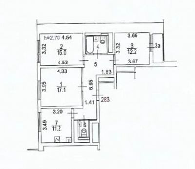 Купить квартиру г Москва, ул 3-я Владимирская, д 23 24000000 рублей