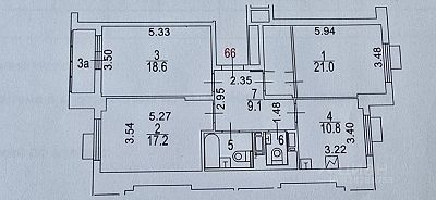 Купить квартиру г Москва, пр-д Шелихова, д 7 32500000 рублей