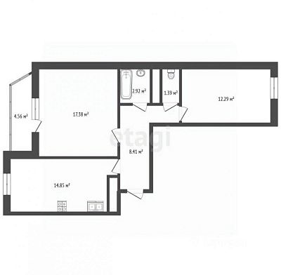 Купить квартиру г Москва, ул Лётчика Ульянина, д 6 18900000 рублей
