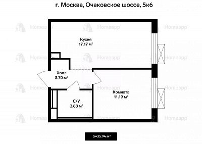 Купить квартиру г Москва, Очаковское шоссе, д 5 к 6 23500000 рублей