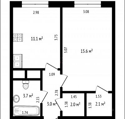 Купить квартиру г Москва, ул Анны Ахматовой, д 11 к 1 17500000 рублей