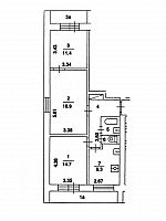 Купить квартиру г Москва, Большой Саввинский пер, д 10 стр 1 42000000 рублей