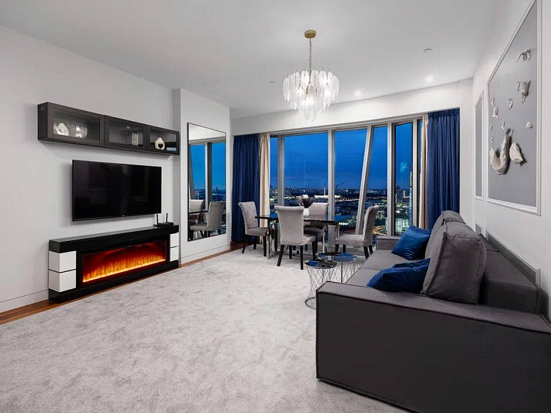 2-комн. апартаменты, 89.5 м², этаж 32/85