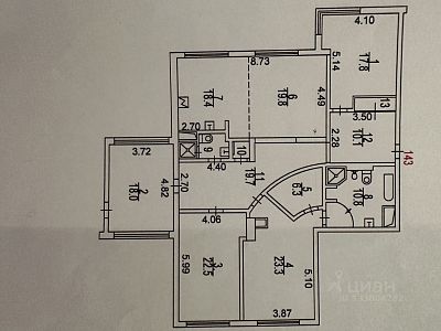 Купить квартиру г Москва, ул Маршала Соколовского, д 5 145000000 рублей