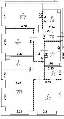 Купить квартиру г Москва, ул Озёрная, д 1 к 2 61900000 рублей