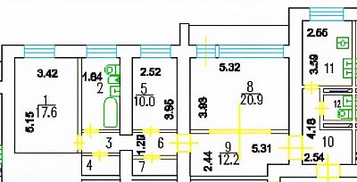 Купить квартиру г Москва, ул Зоологическая, д 8 64950000 рублей