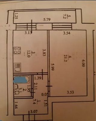Купить квартиру г Уфа, ул Габдуллы Амантая, д 1 к 2 7150000 рублей
