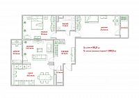 Купить квартиру г Москва, ул Татьянин Парк, д 14 к 2 45800000 рублей