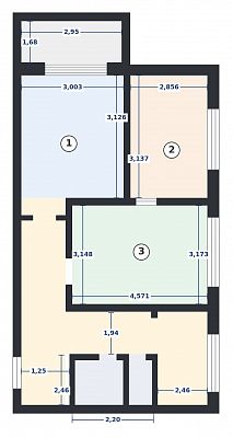 Купить квартиру г Москва, ул Домодедовская, д 1 к 1 16100000 рублей