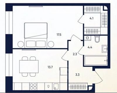 Купить квартиру г Москва, ул Дербеневская, д 20А 34500000 рублей