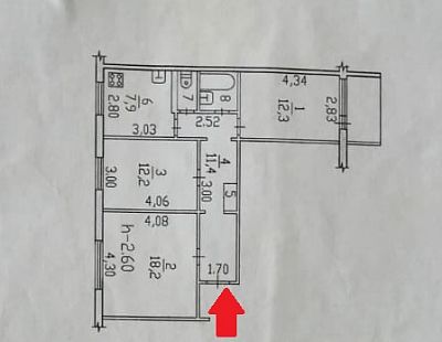Купить квартиру г Хабаровск, ул Тихоокеанская, д 170а 7500000 рублей