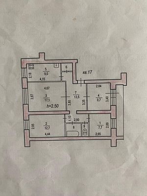 Купить квартиру г Хабаровск, ул Фоломеева, д 9 6850000 рублей