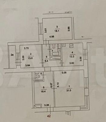 Купить квартиру г Москва, ул Большая Грузинская, д 39 36500000 рублей