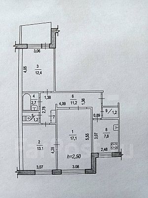 Купить квартиру г Хабаровск, ул Волочаевская, д 21 6700000 рублей